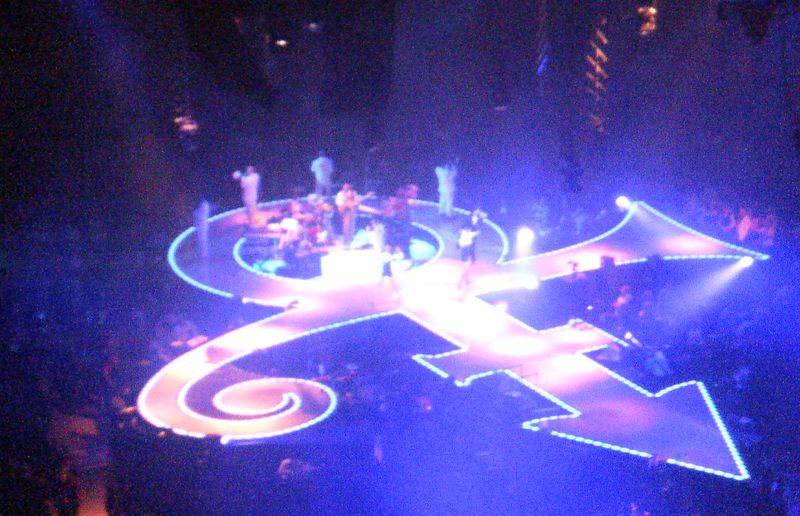 Prince at O2 Arena, London on August 17 2007