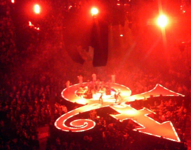 Prince at O2 Arena, London on August 17 2007