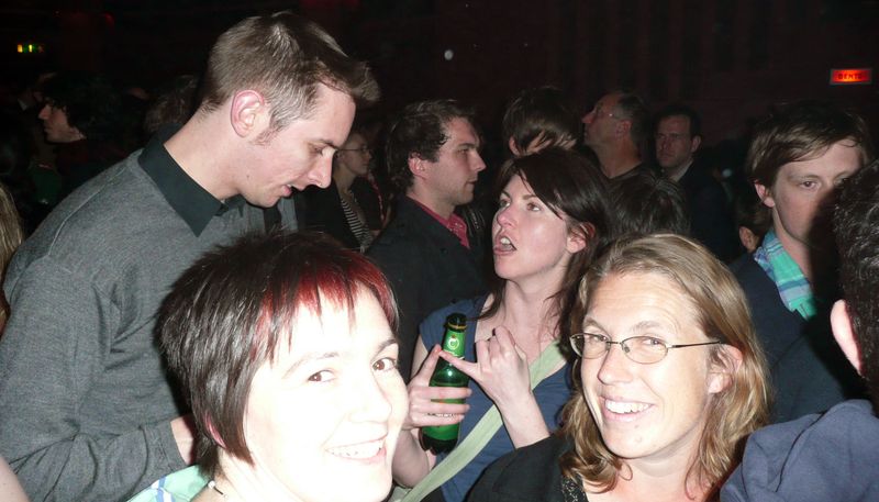 Simon, D, Jo and Ishbel at Portishead at Hammersmith Apollo, London on April 10 2008