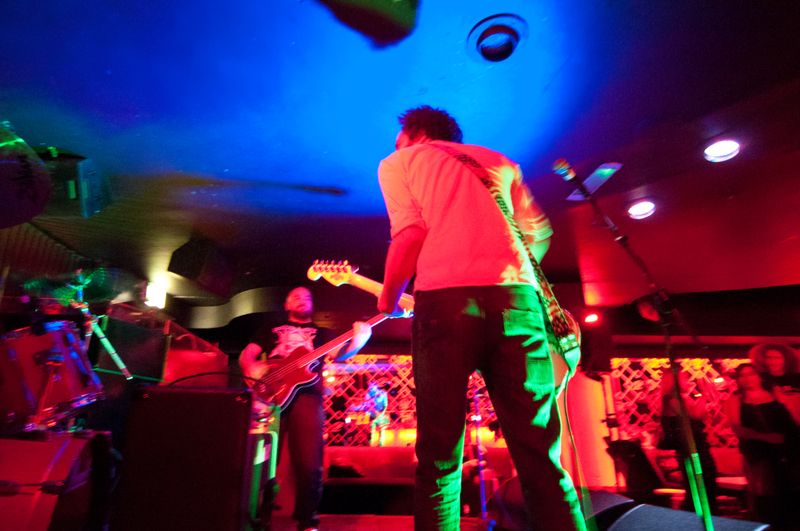Throwing Needles at Punk, London on August 13 2011