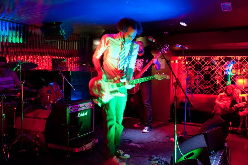 Throwing Needles at Punk, London on August 13 2011