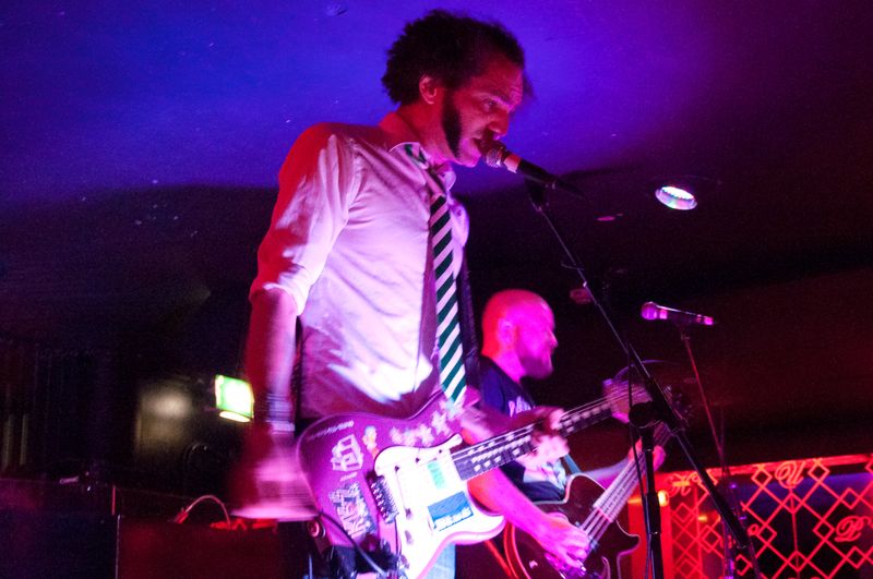 Throwing Needles at Punk, London on August 13 2011