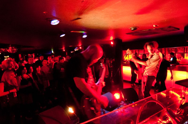 Throwing Needles at Punk, London on August 13 2011