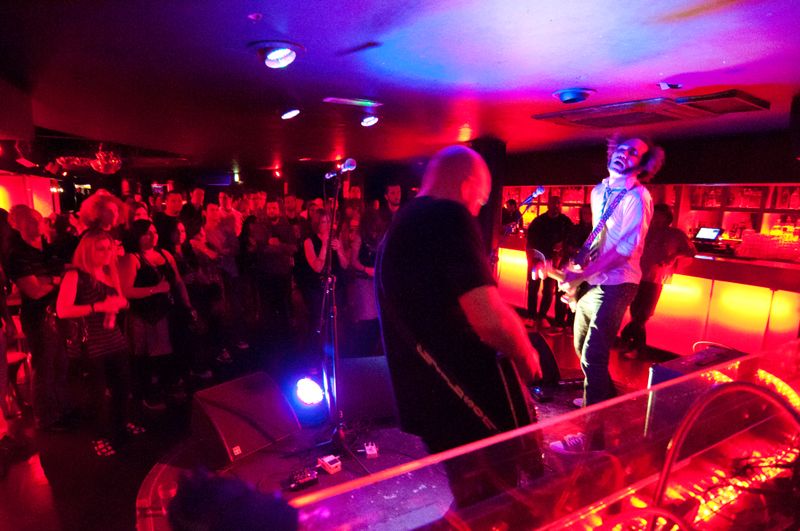 Throwing Needles at Punk, London on August 13 2011