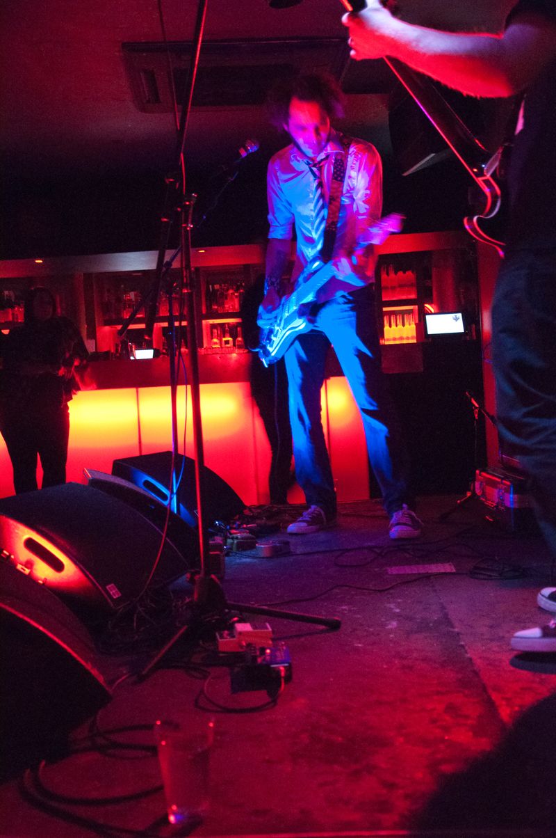 Throwing Needles at Punk, London on August 13 2011