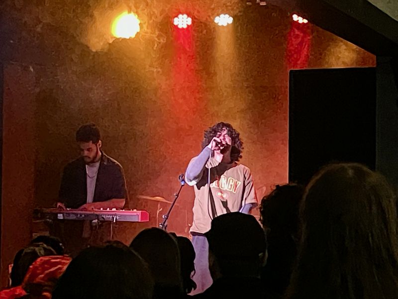 Nameless and Brainless on stage at Moon, Newtown, 4 September 2026
