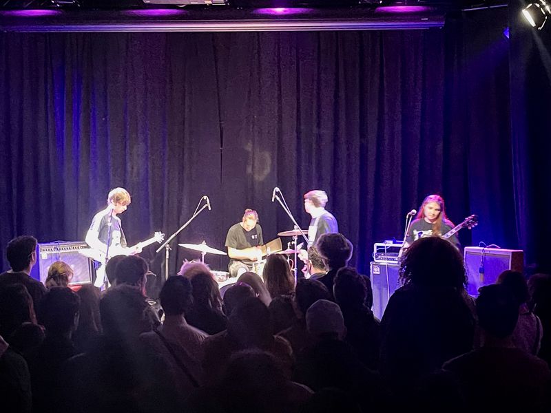 Dale Kerrigan on stage at Newtown Community Centre, 4 September 2026