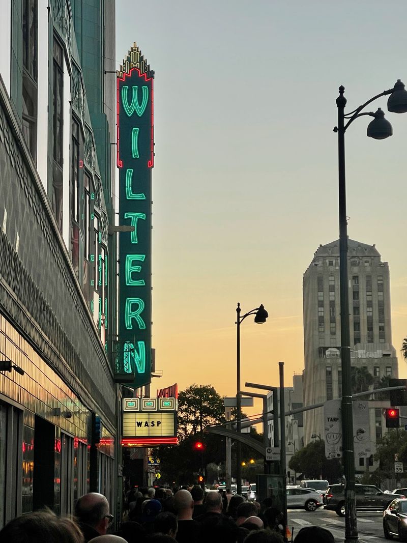Before the show at the Wiltern in Los Angeles, California on September 11, 2026