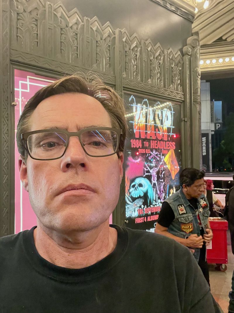 After the show at the Wiltern in Los Angeles, California on September 11, 2026