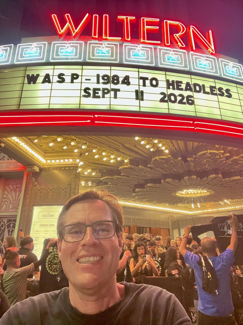 After the show at the Wiltern in Los Angeles, California on September 11, 2026