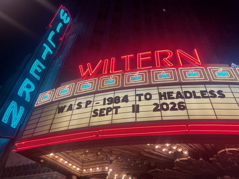 After the show at the Wiltern in Los Angeles, California on September 11, 2026